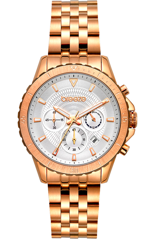 BREEZE Invernia Rose Gold Stainless Steel Bracelet 212131.4