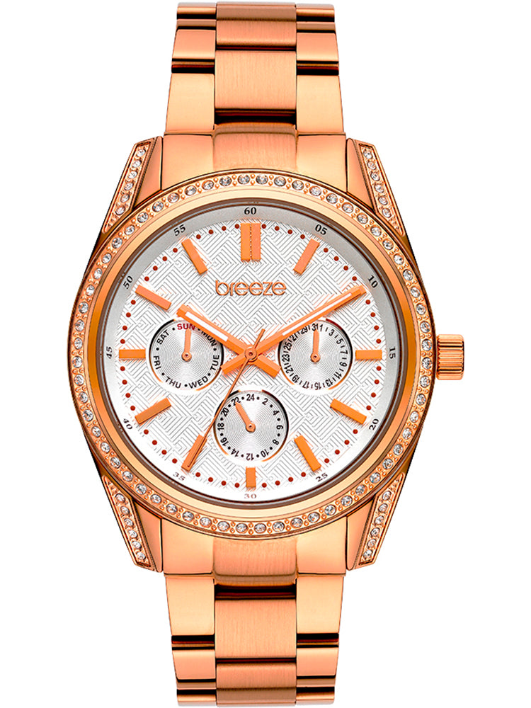 BREEZE Floris Rose Gold Stainless Steel Bracelet 212201.4