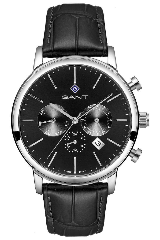 GANT Cleveland Chrono Black Leather Strap G132006