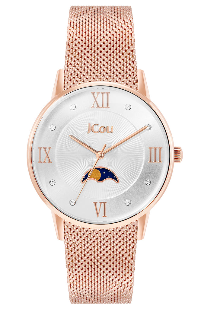JCOU CYNTHIA Rose Gold Stainless Steel Bracelet JU19007-3
