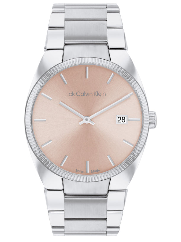 Calvin klein watch silver cheap