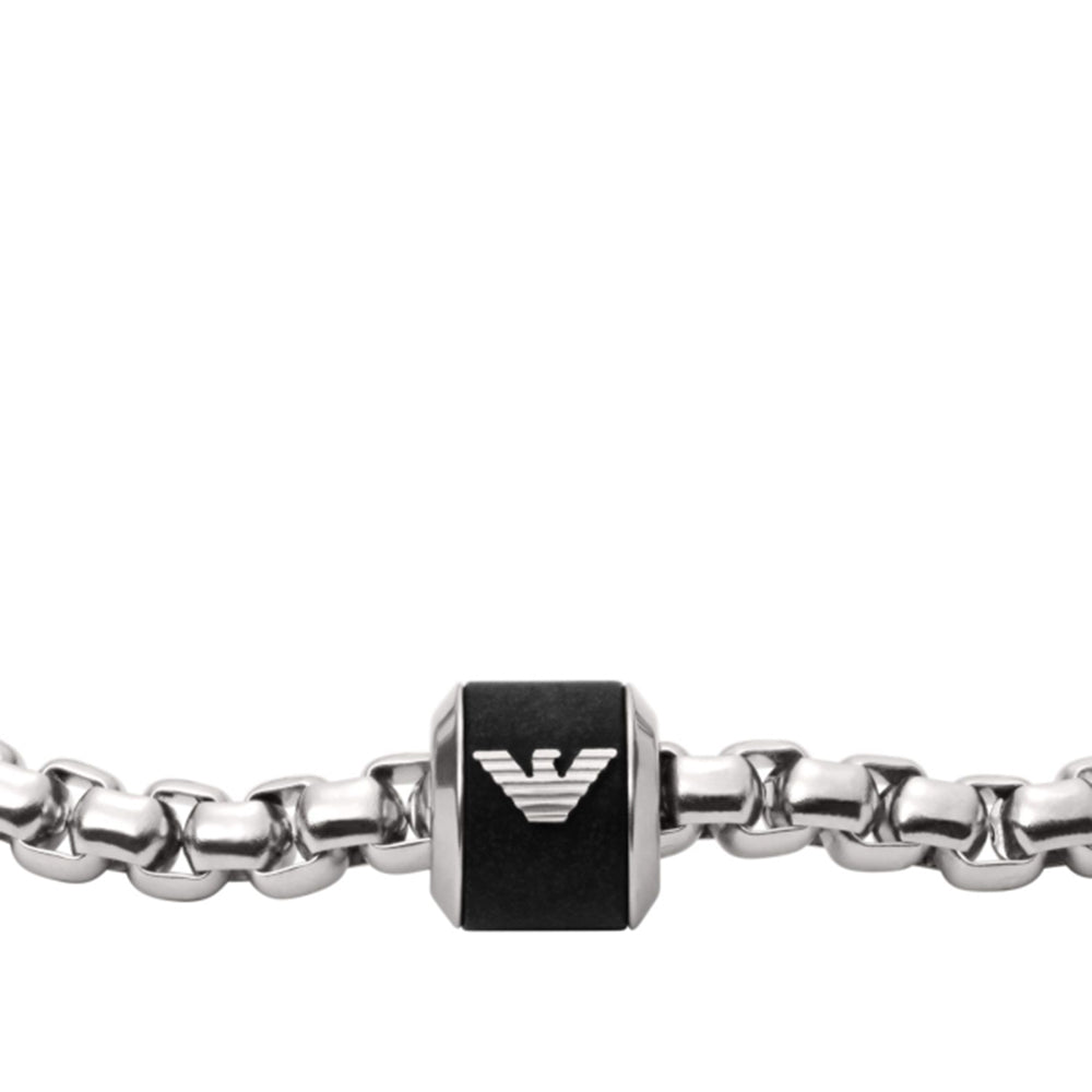 Emporio Armani Essential ΑΝΔΡΙΚΟ ΒΡΑΧΙΟΛΙ ΑΠΟ ΑΝΟΞΕΙΔΩΤΟ ΑΤΣΑΛΙ EGS2911040