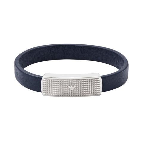 Emporio Armani Iconic Trend ΑΝΔΡΙΚΟ ΒΡΑΧΙΟΛΙ ΑΠΟ ΑΝΟΞΕΙΔΩΤΟ ΑΤΣΑΛΙ EGS3036040