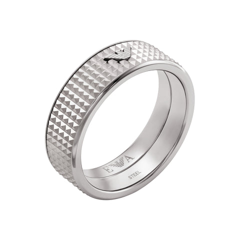 Emporio Armani Iconic Trend ΑΝΔΡΙΚΟ ΒΡΑΧΙΟΛΙ ΑΠΟ ΑΝΟΞΕΙΔΩΤΟ ΑΤΣΑΛΙ EGS3036040