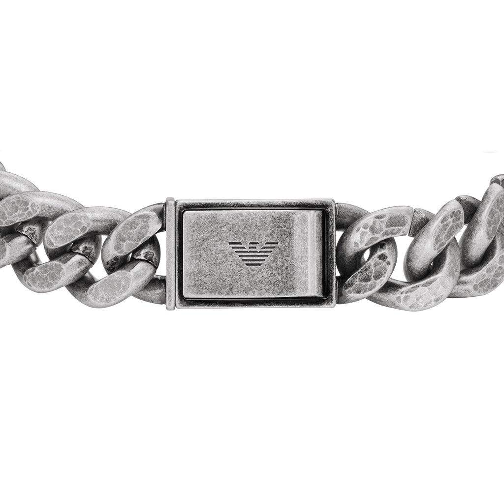 Emporio Armani Iconic Trend ΑΝΔΡΙΚΟ ΒΡΑΧΙΟΛΙ ΑΠΟ ΑΝΟΞΕΙΔΩΤΟ ΑΤΣΑΛΙ EGS3036040