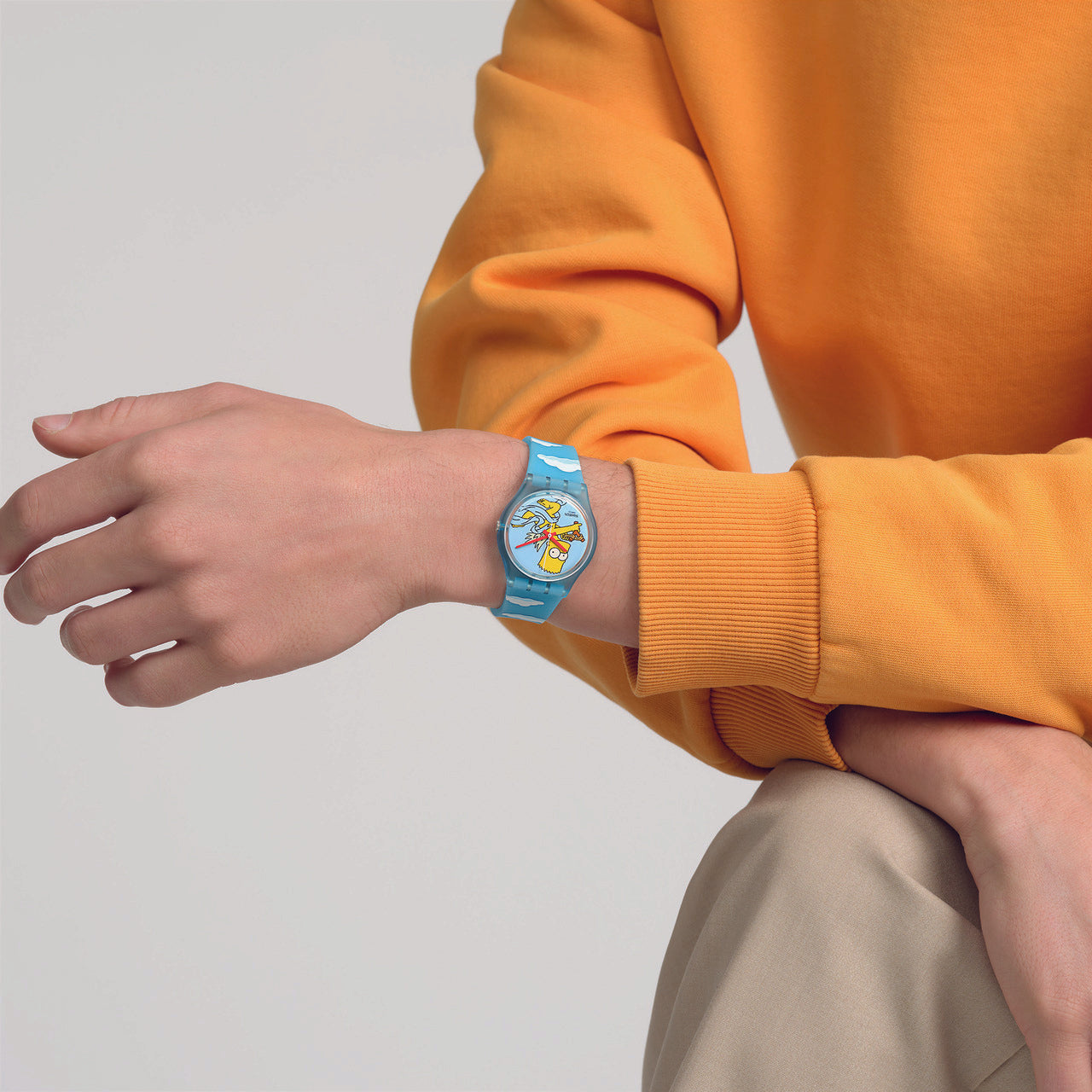 SWATCH THE SIMPSONS COLLECTION ANGEL BART SO28Z115