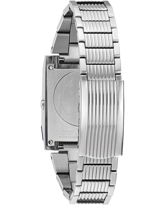 BULOVA Computron 1976 Silver Stainless Steel Bracelet 96C139