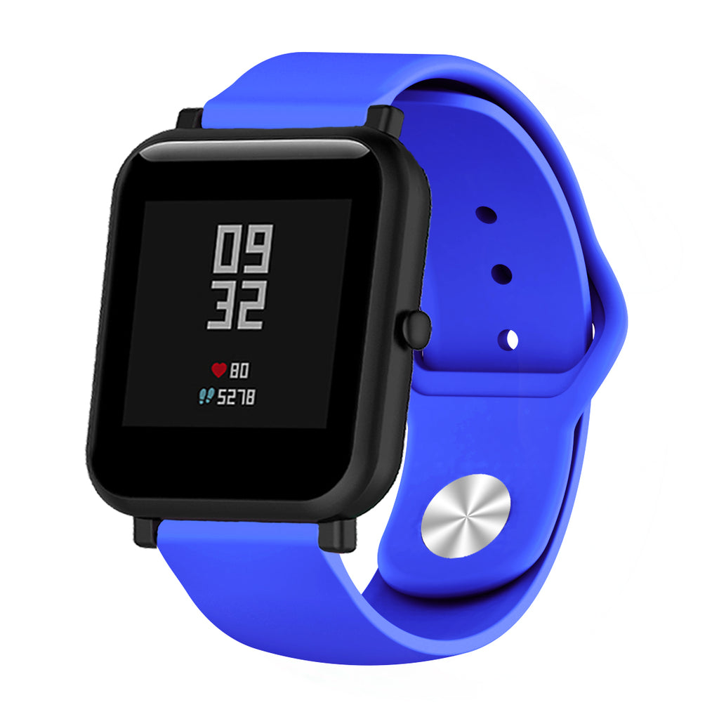 UNIVERSAL ΛΟΥΡΑΚΙ ΓΙΑ SMARTWATCH ΑΠΟ ΣΙΛΙΚΟΝΗ ΜΠΛΕ 18mm