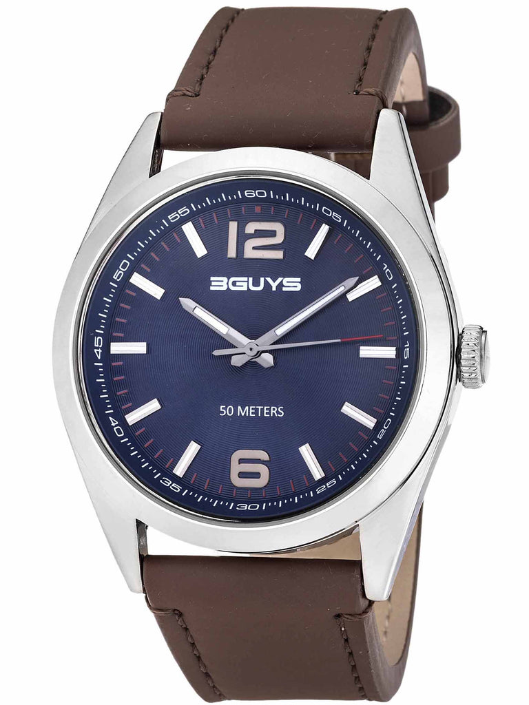 3GUYS Brown Leather Strap 3G02906