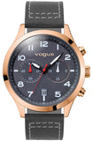 VOGUE Pirate grey leather strap 55031.6