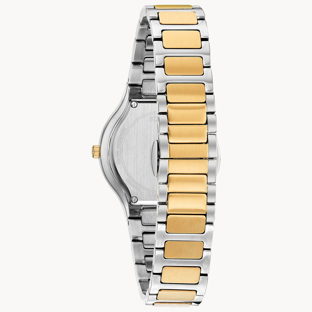 BULOVA DIAMOND Two Tone Stainless Steel Bracelet 98R273