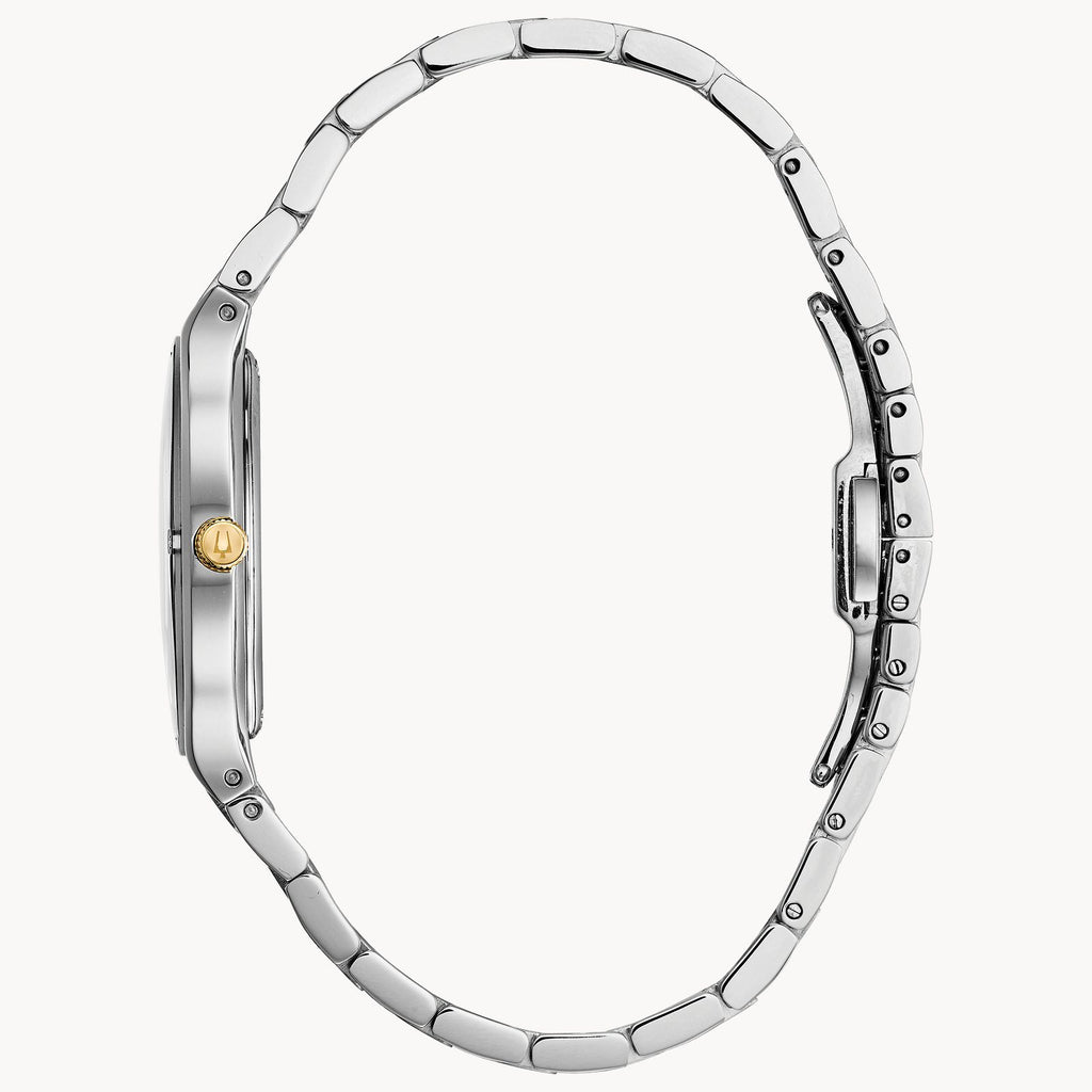 BULOVA DIAMOND Two Tone Stainless Steel Bracelet 98R273