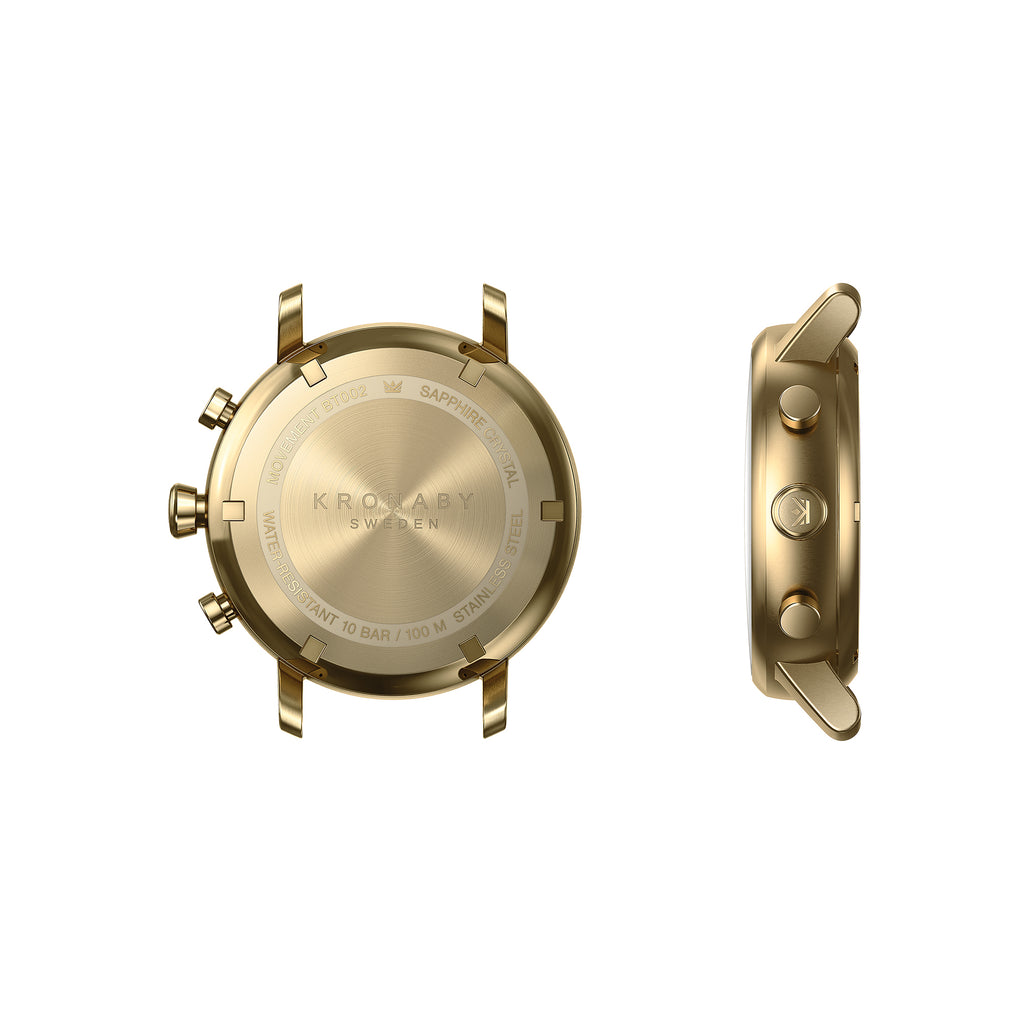 KRONABY SWEDEN CONNECTED Carat Gold Stainless Steel Bracelet A1000-2447