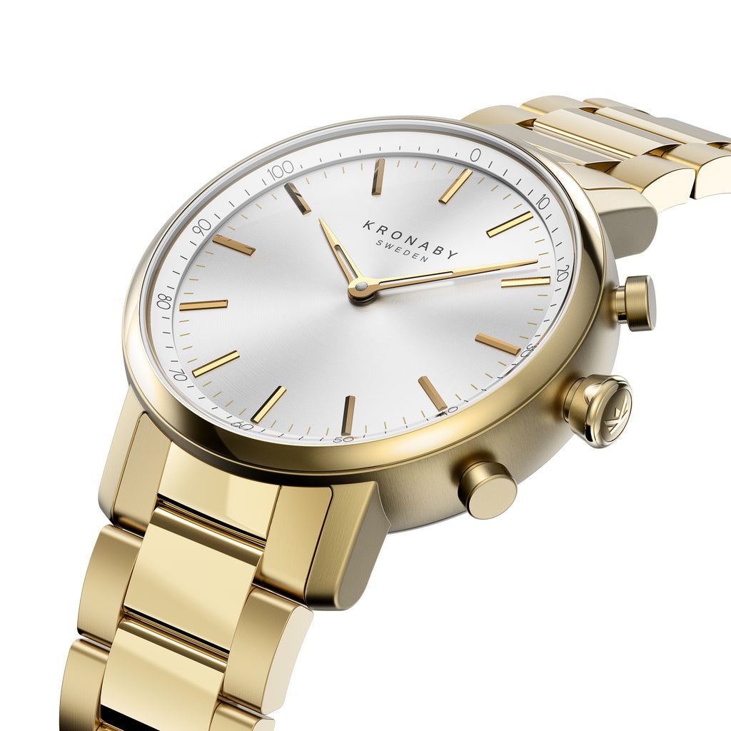 KRONABY SWEDEN CONNECTED Carat Gold Stainless Steel Bracelet A1000-2447