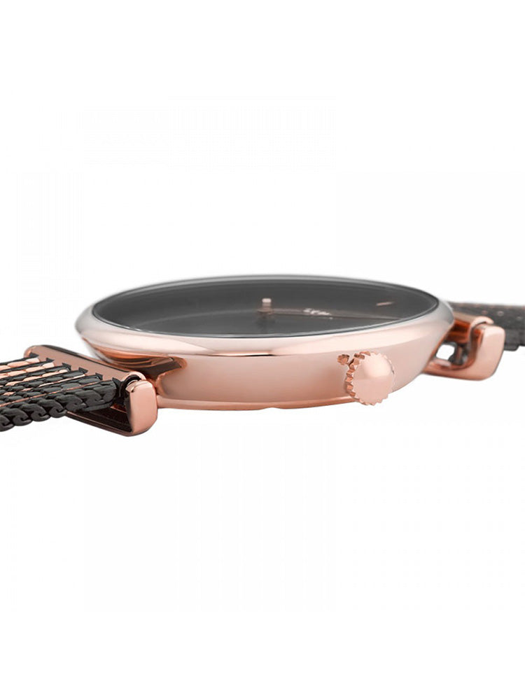 CLUSE TRIOMPHE MESH BICOLOUR ROSE GOLD BLACK/BLACK CW0101208005