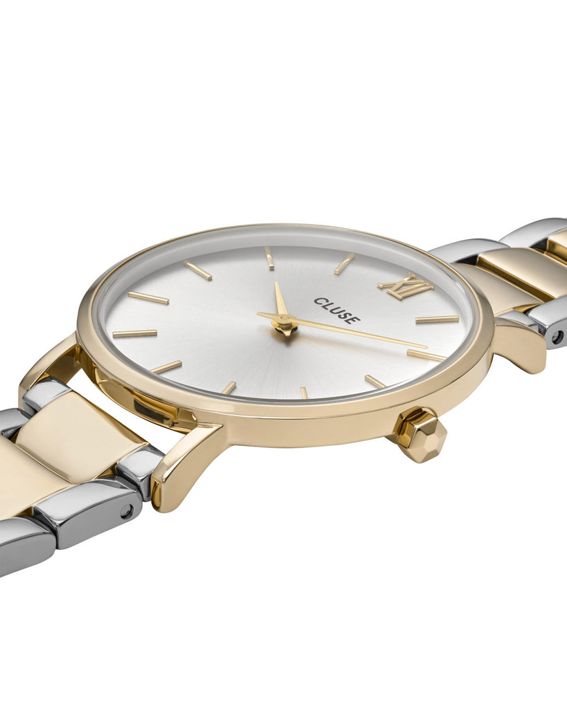 Cluse MINUIT 3-Link Gold Silver Stainless Steel Bracelet CW0101203028