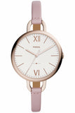Fossil Annette Pink Leather Strap ES4356