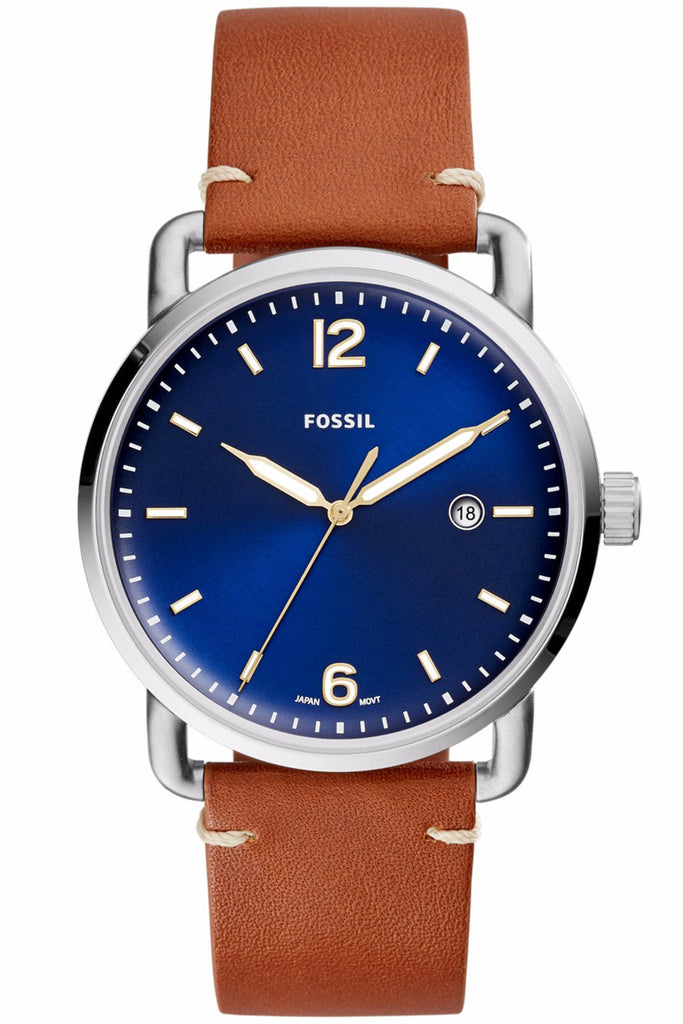 Fossil The Commuter Brown Leather Strap FS5325