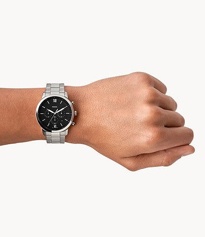 FOSSIL Neutra Chrono Silver Stainless Steel Bracelet FS5384