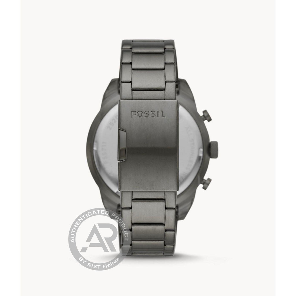 Fossil Bronson Grey Stainless Steel Bracelet FS5711