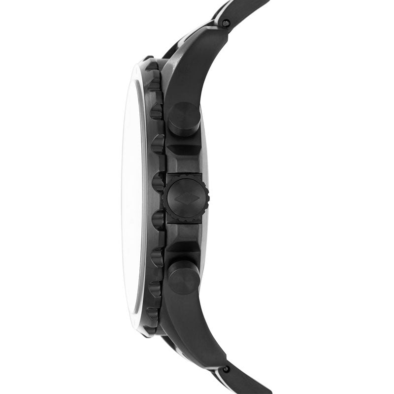 Fossil Hybrid Smartwatch Q Nate Black Stainless Steel Bracelet FTW1115