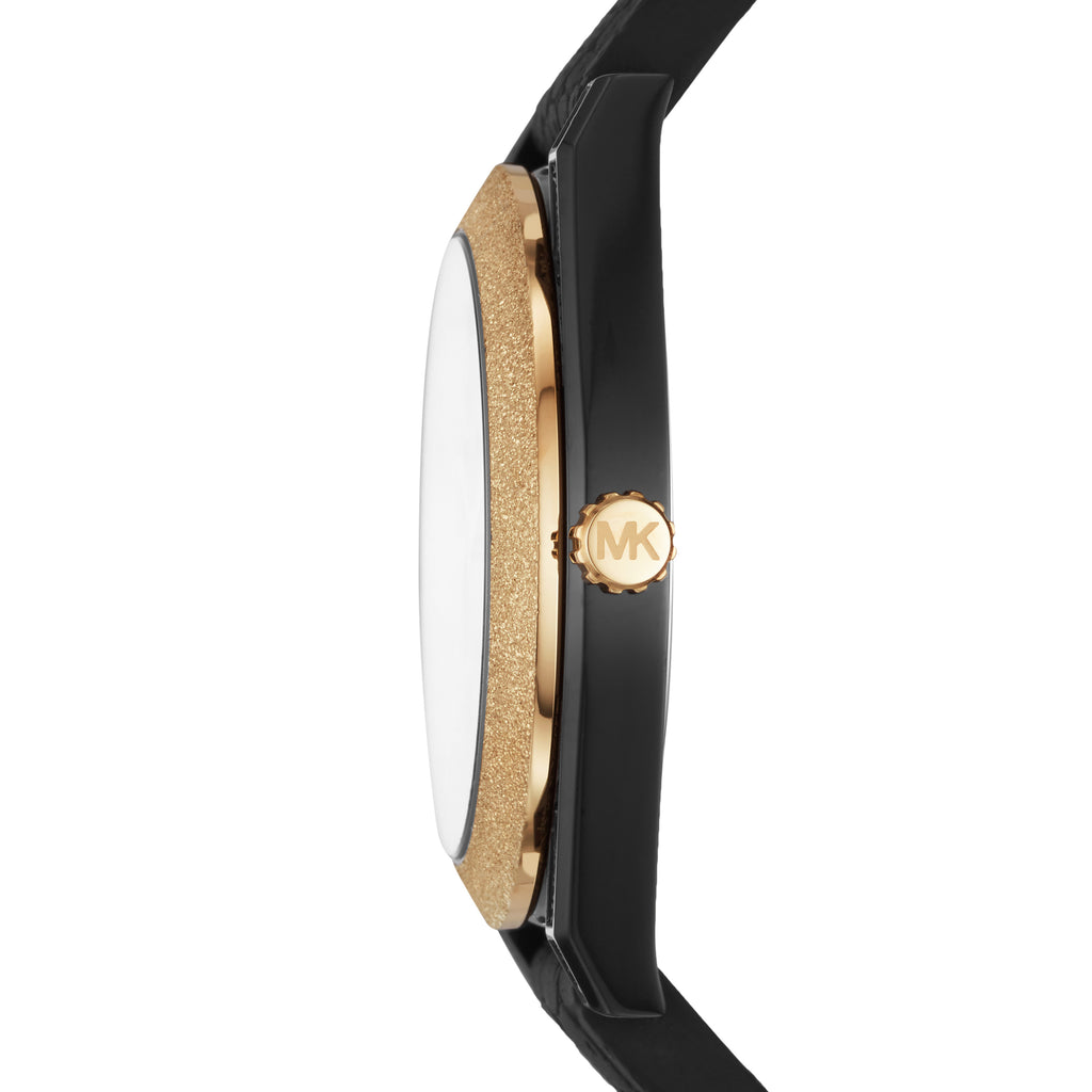 Michael Kors Channing Black Rubber Strap MK6703