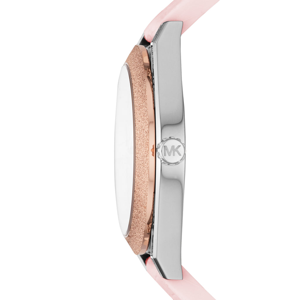 Michael Kors Channing Pink Rubber Strap MK6704