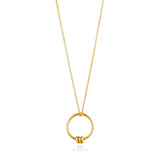 ANIA HAIE Gold Modern Circle Necklace Silver 925 N002-01G