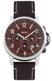 DKNY Brown Leather Chronograph NY1324