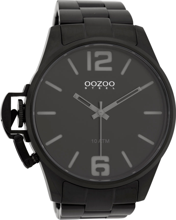 OOZOO Steel Black Stainless Steel Bracelet OSGR20