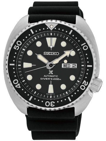 SEIKO Prospex 'Tortoise' Land Edition Automatic Black Leather Strap SRPG17K1