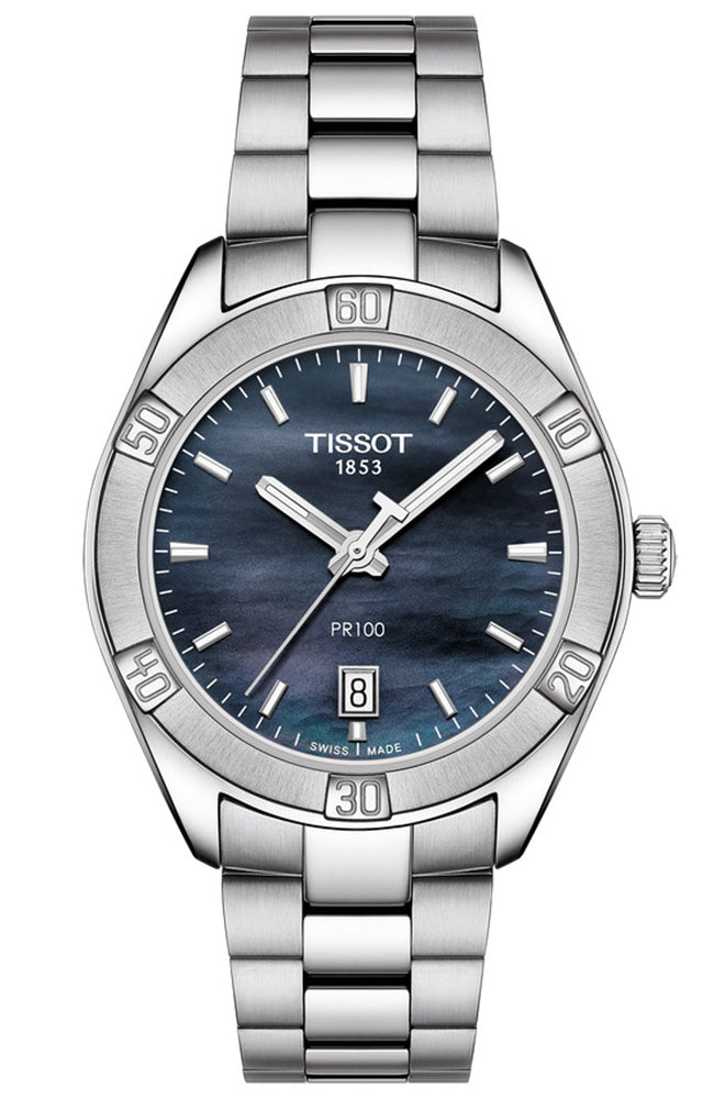 TISSOT PR100 Silver Stainless Steel Bracelet T1019101112100