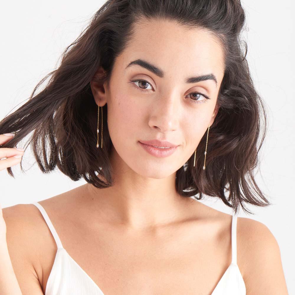 ANIA HAIE Glow Threader ΣΚΟΥΛΑΡΙΚΙΑ ΑΠΟ ΑΣΗΜΙ 925 E018-02G