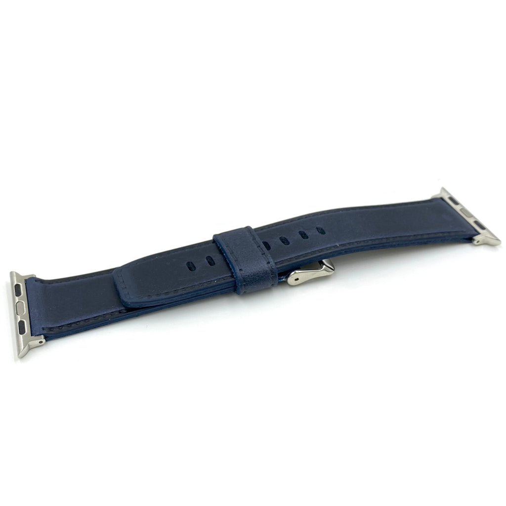 ΔΕΡΜΑΤΙΝΟ ΛΟΥΡΑΚΙ ΜΠΛΕ ΓΙΑ APPLE WATCH 42/44mm