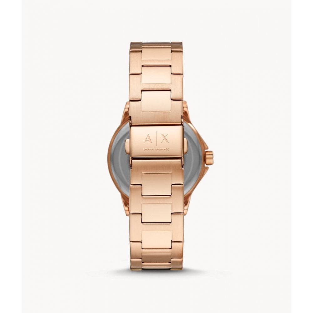 ARMANI EXCHANGE Lady Banks Rose Gold Stainless Steel Bracelet AX4347