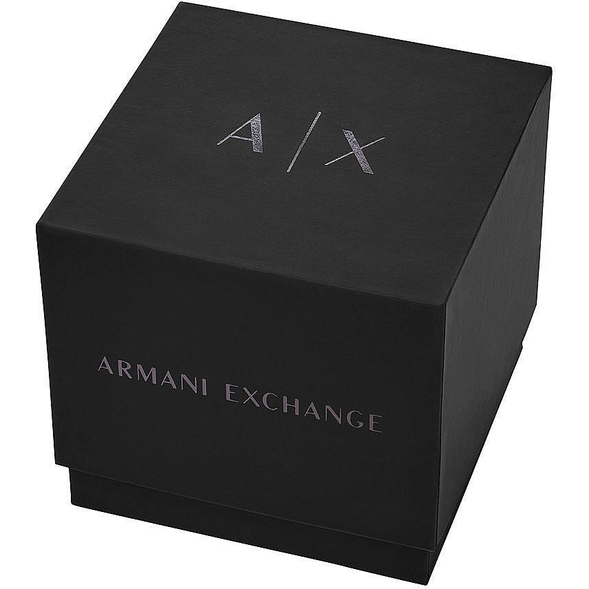 ARMANI EXCHANGE Drexler Black Leather Strap AX2636