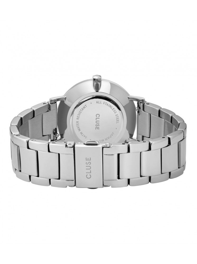 Cluse MINUIT 3-Link Silver Stainless Steel Bracelet CW0101203026