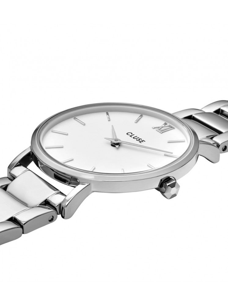 Cluse MINUIT 3-Link Silver Stainless Steel Bracelet CW0101203026