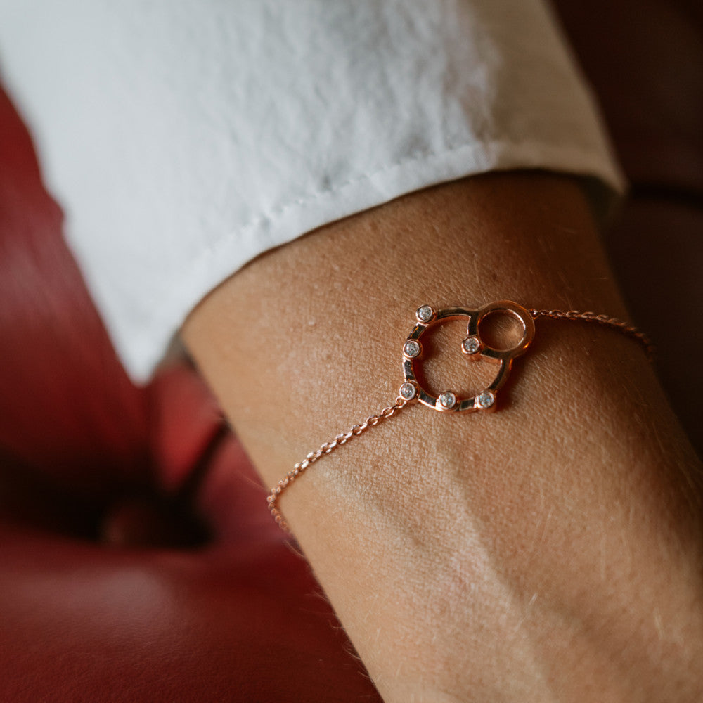 JCOU ROUND MINIMAL BRACELET JW906R2-01