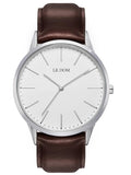 LE DOM CLASSIC Brown Leather Strap LD.1001-11