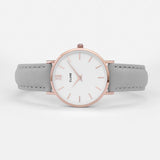 CLUSE MINUIT ROSE GOLD Grey Leather Strap CW0101203010