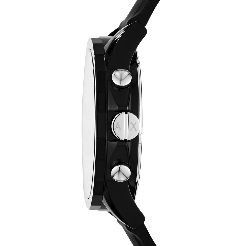 ARMANI EXCHANGE Outerbanks Chronograph Black Rubber Strap AX1326